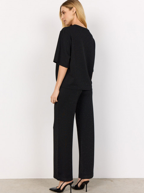 Trikåbyxa Andine svart glitter SoyaConcept 2