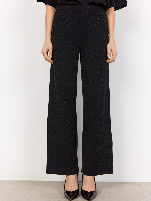 Trikåbyxa Andine svart glitter SoyaConcept