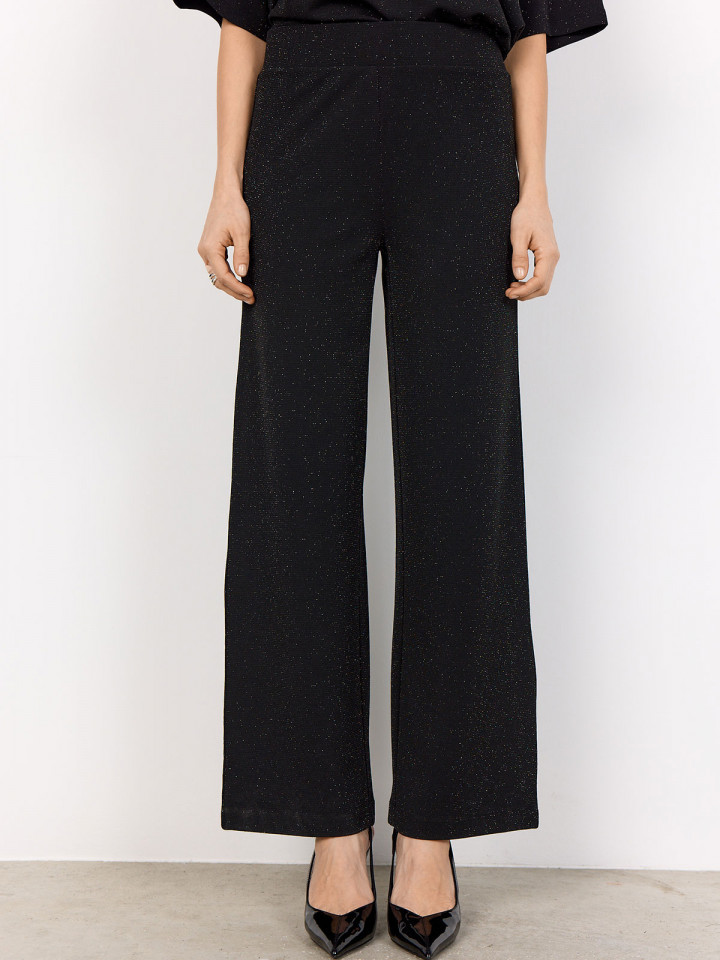 Trikåbyxa Andine svart glitter SoyaConcept