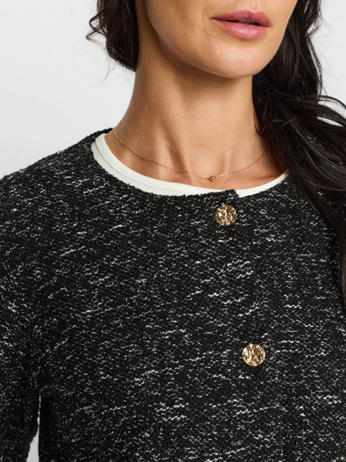 Jacka Gaby svart struktur från 2-BIZ 2