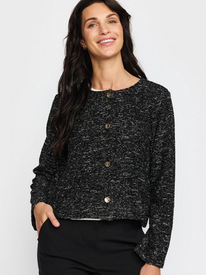 Jacka Gaby svart struktur från 2-BIZ