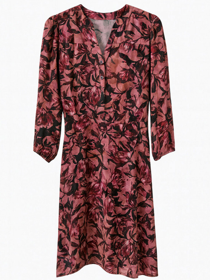 Viskosklänning Kampi rosa från 2-BIZ