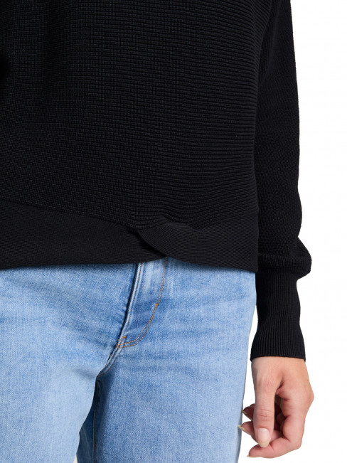 Stickad bomullströja svart från Betty Barclay 2