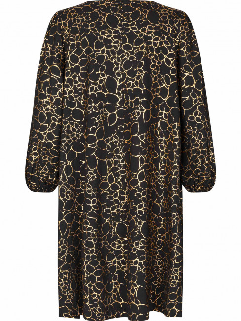 Klänning Noam svart/guld från Masai