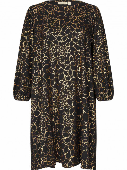 Klänning Noam svart/guld från Masai 2