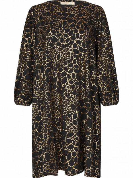 Klänning Noam svart/guld från Masai