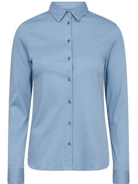 Trikåskjorta Tina ljusblå från Mos Mosh