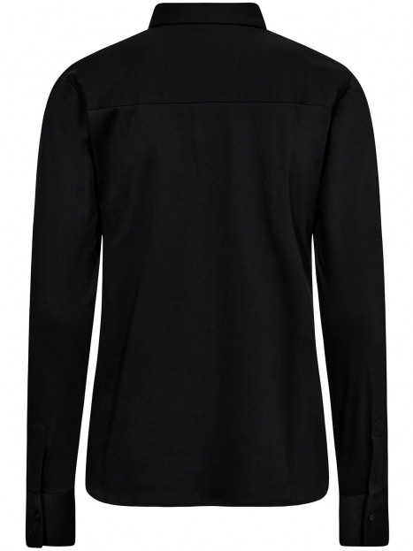 Trikåskjorta Tina svart från Mos Mosh