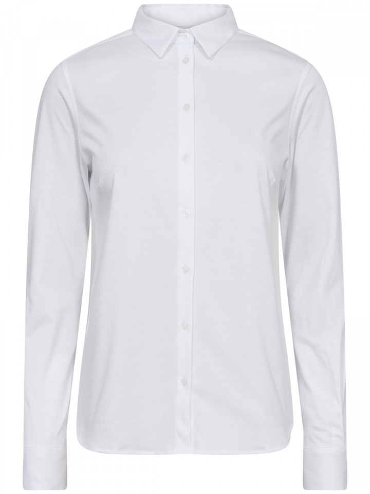 Trikåskjorta Tina vit från Mos Mosh