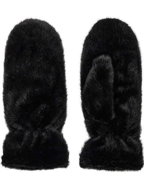 Fuskpälsvantar Vendla svart från SoyaConcept