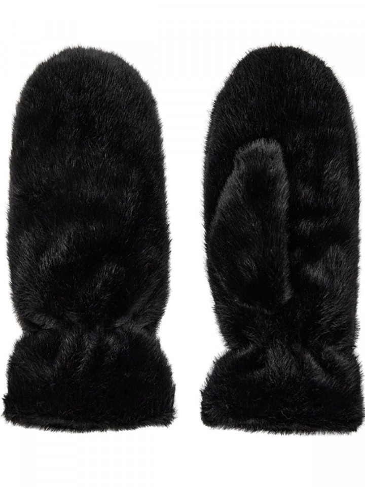 Fuskpälsvantar Vendla svart från SoyaConcept