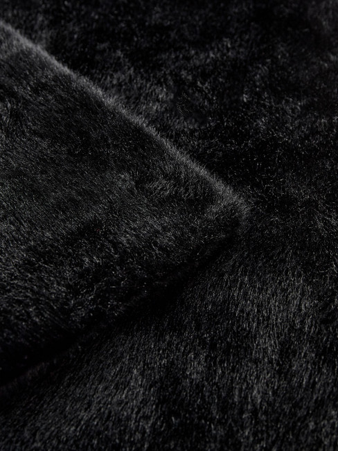 Halsduk i fuskpäls Vendla svart från SoyaConcept 2