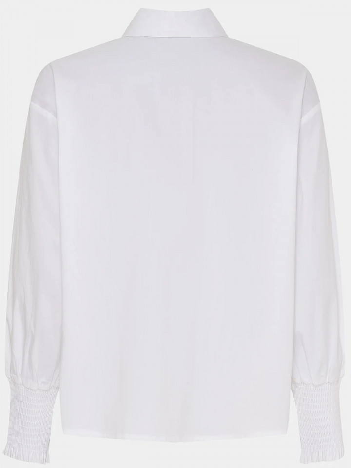 Bomullsskjorta Sigga Wide vit från Isay