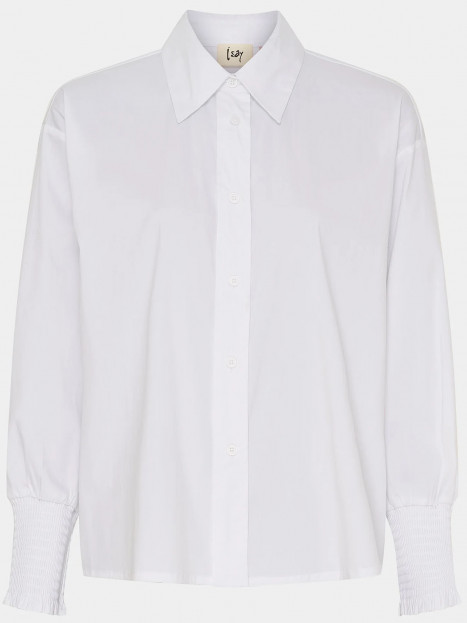 Bomullsskjorta Sigga Wide vit från Isay