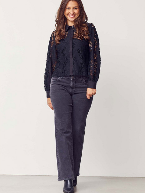 Spetsblus Kimie svart från Isay