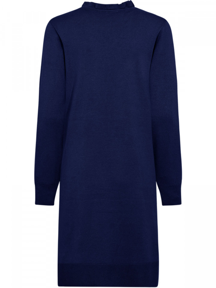 Finstickad klänning Katie blå från...