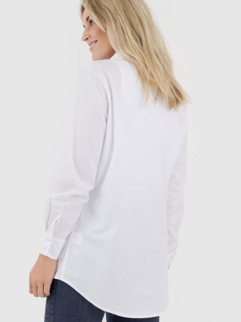 Basskjorta längre vit från 2-BIZ 2