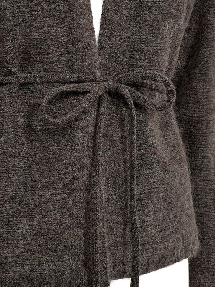 Kofta Moto brun från Freequent