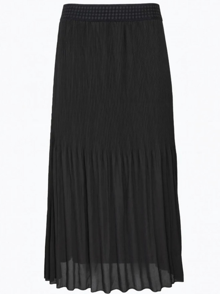 Kjol Rise plisserad svart från 2-biz