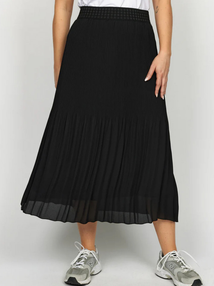 Kjol Rise plisserad svart från 2-biz