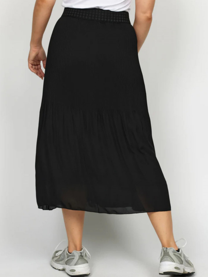 Kjol Rise plisserad svart från 2-biz