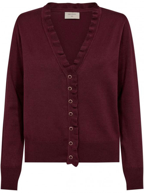 Kofta Katie vinröd från Freequent