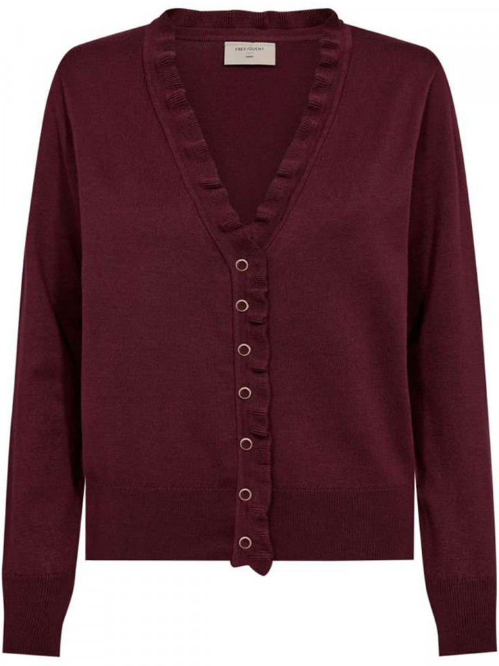 Kofta Katie vinröd från Freequent