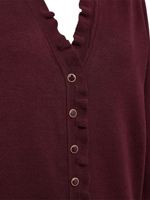 Kofta Katie vinröd från Freequent 2