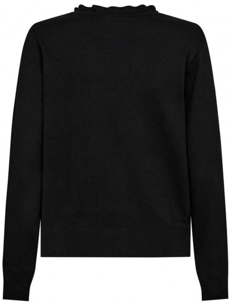 Kofta Katie v-ringad svart Freequent