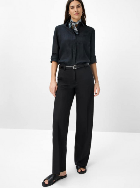 Byxa Maine Jersey svart från Brax