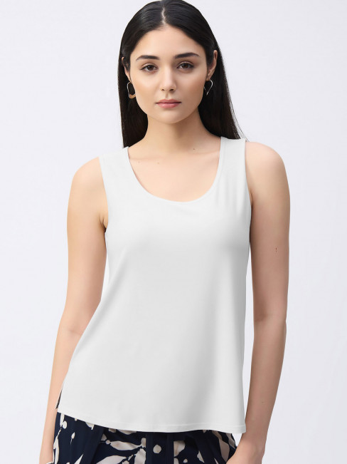 Linne lätt a-form vitt från Joseph Ribkoff