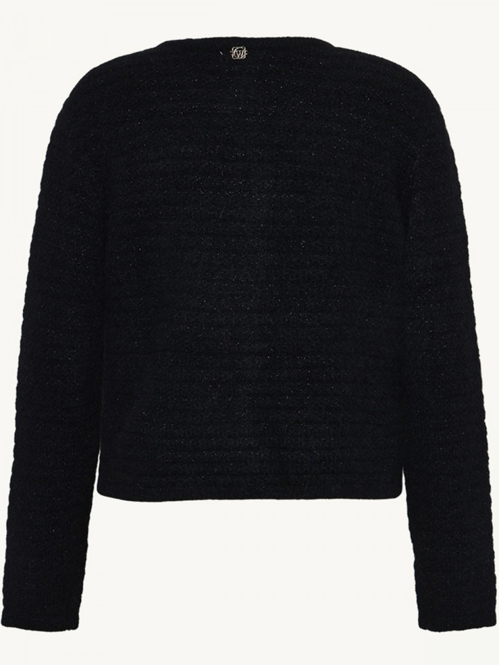 Kofta pärlknappar svart från Claire