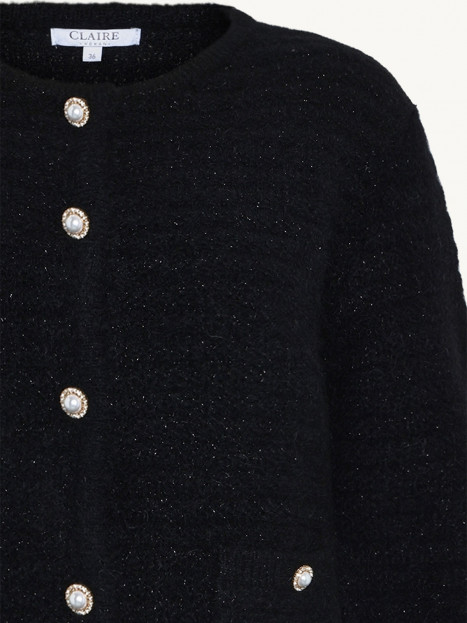 Kofta pärlknappar svart från Claire