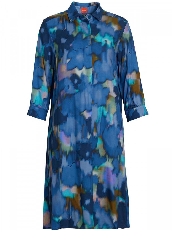 Viskosklänning DuAnne blå från du Milde