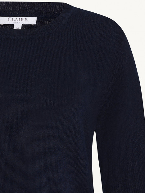 Ulltröja klassisk marin från Claire