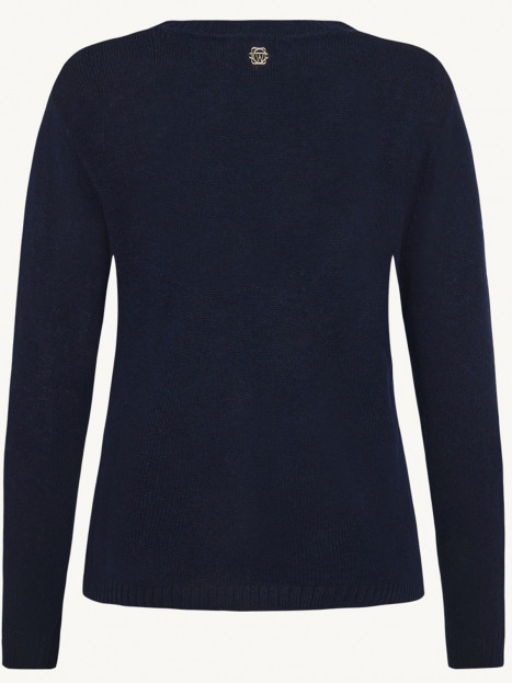 Ulltröja klassisk marin från Claire