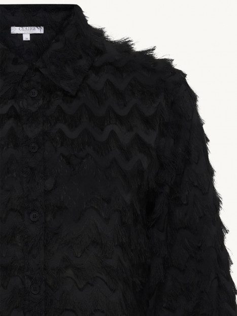 Blus fransar svart från Claire