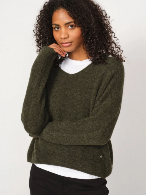 Tröja Thora mörk skogsgrön från Mos Mosh