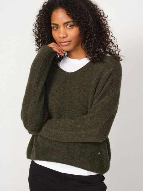 Tröja Thora mörk skogsgrön från Mos Mosh