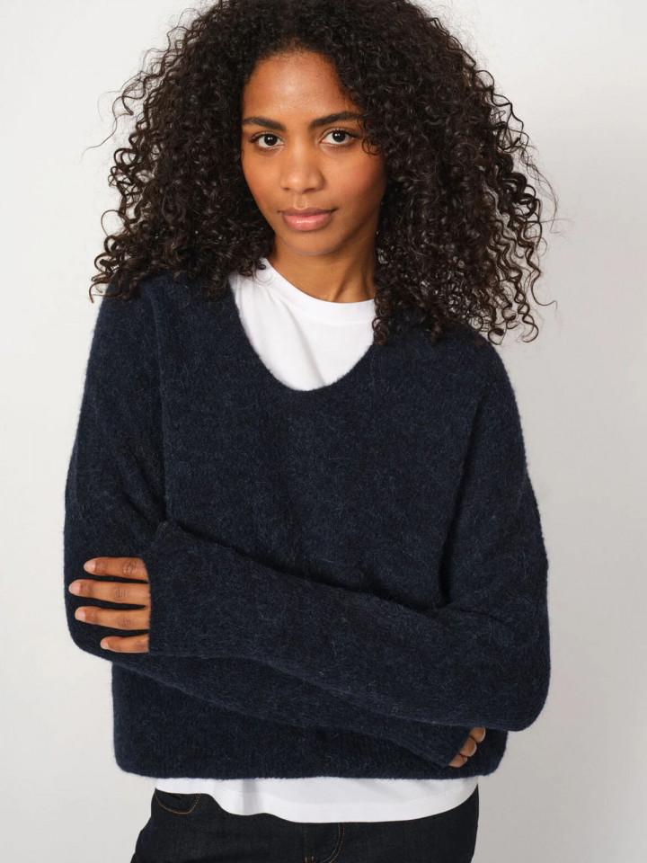 Tröja Thora Marinblå från Mos Mosh