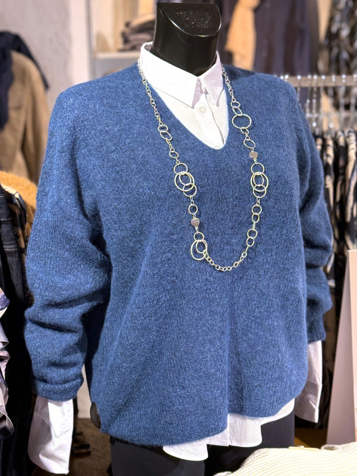 Tröja Thora blå från Mos Mosh