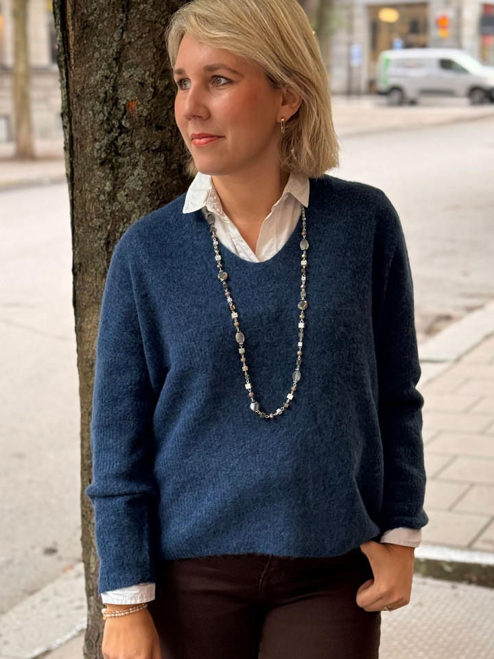 Tröja Thora blå från Mos Mosh