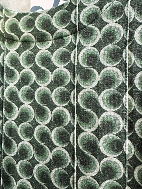 Trikåklänning Etiris grön från du Milde