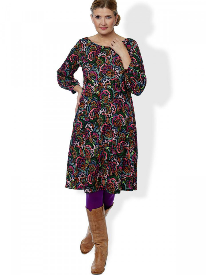 Trikåklänning DuCaroline multi/svart från du Milde