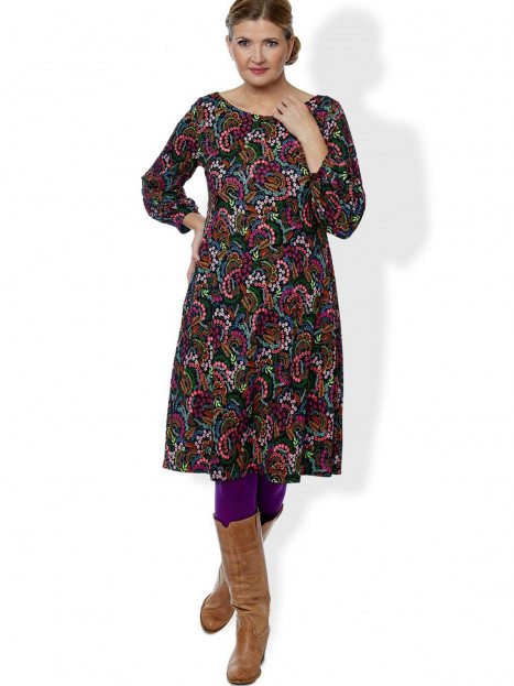 Trikåklänning DuCaroline multi/svart från du Milde