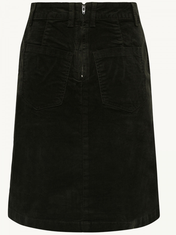 Manchesterkjol Nadia mörk skogsgrön...