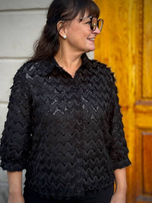 Blus fransar svart från Claire 2