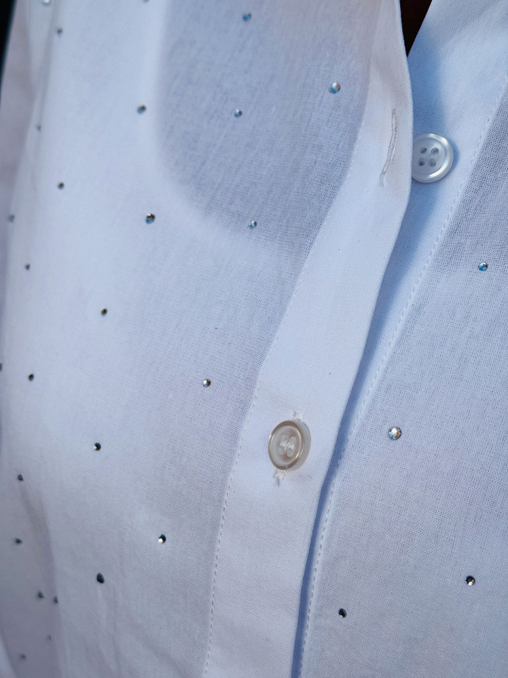 Strasskjorta Rete vit från Claire