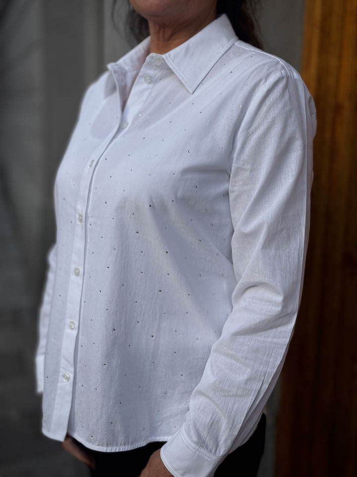 Strasskjorta Rete vit från Claire