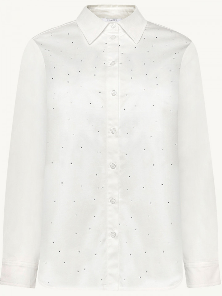 Strasskjorta Rete vit från Claire